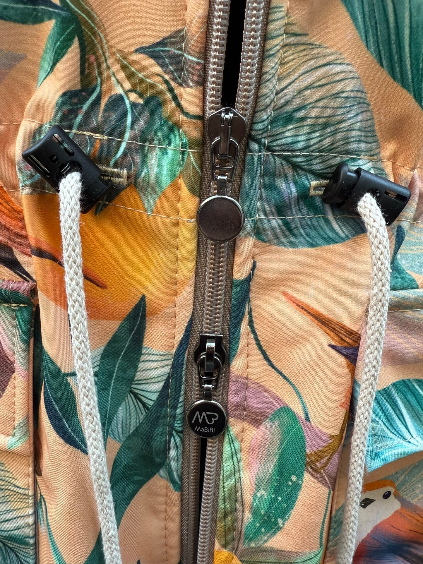 Softshell Parka - Birds Yellow