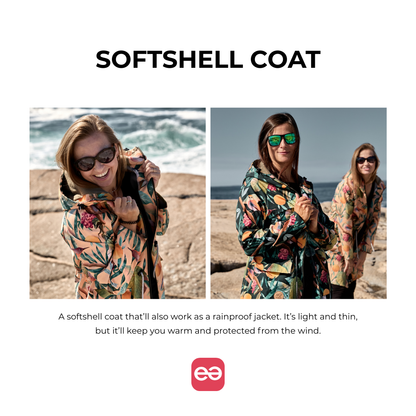 Parka Softshell - Vert Oiseaux