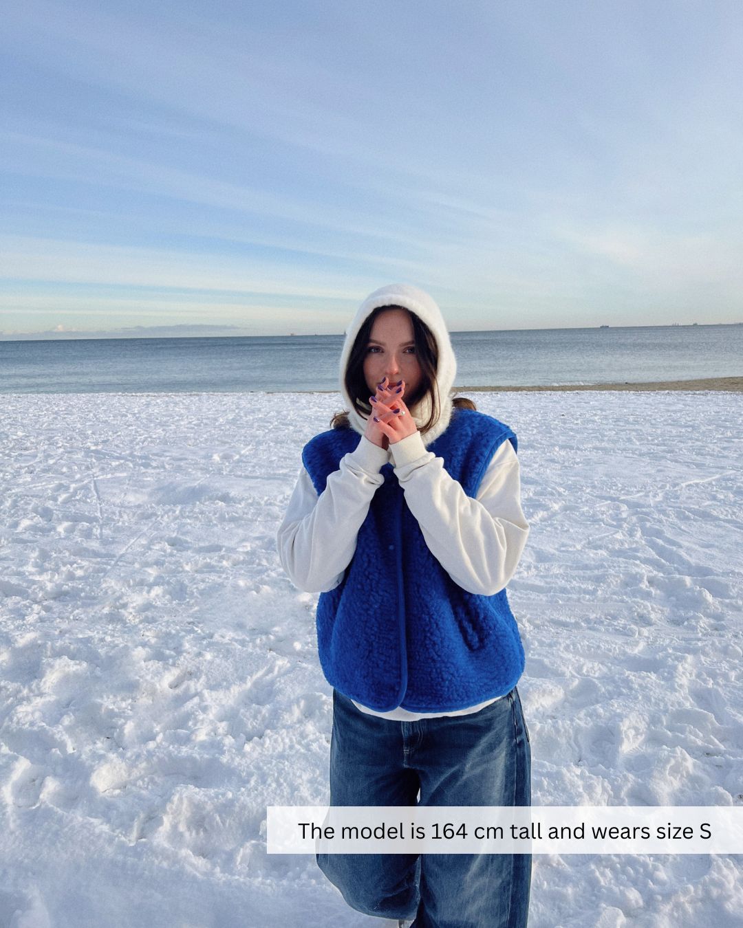 Merino Vest - Cobalt