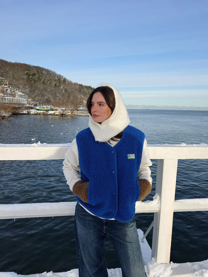 Merino Vest - Cobalt