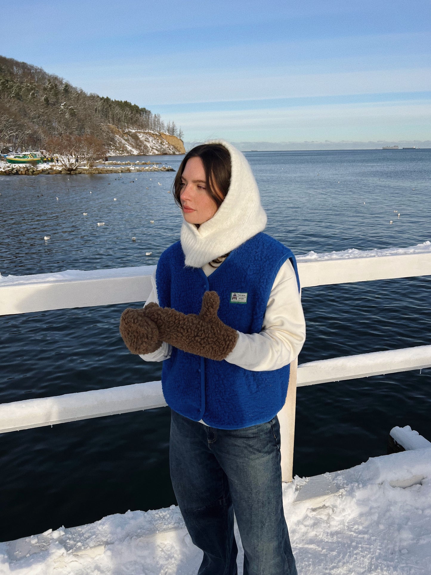 Merino Vest - Cobalt