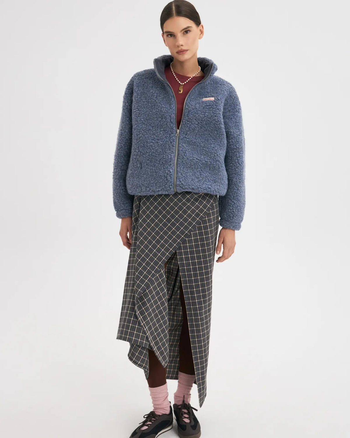 Merino Wool Fleece Jacket - Baltic