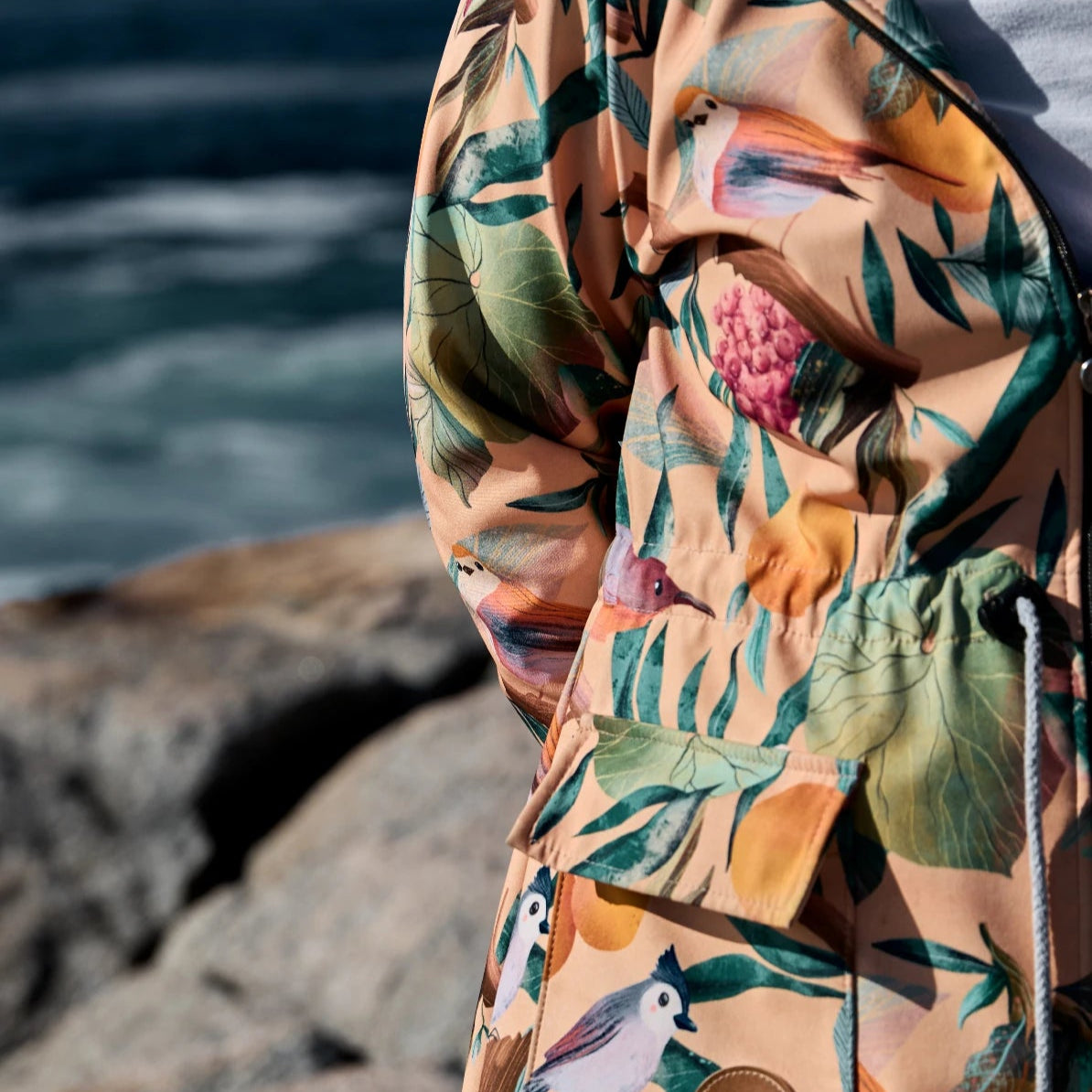 Parka Softshell - Jaune Oiseaux