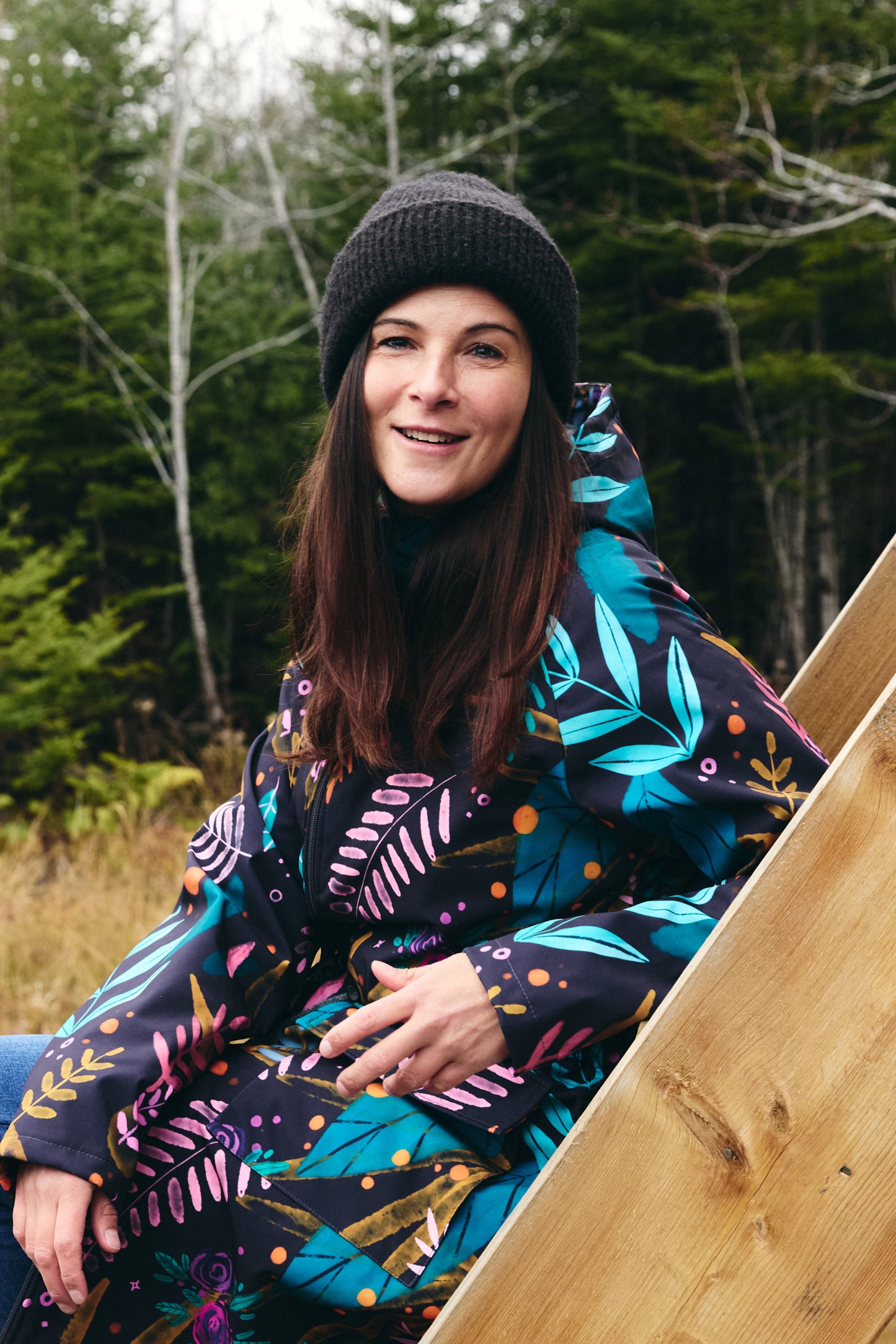 Softshell Coat - Floral