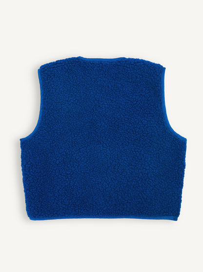 Merino Vest - Cobalt