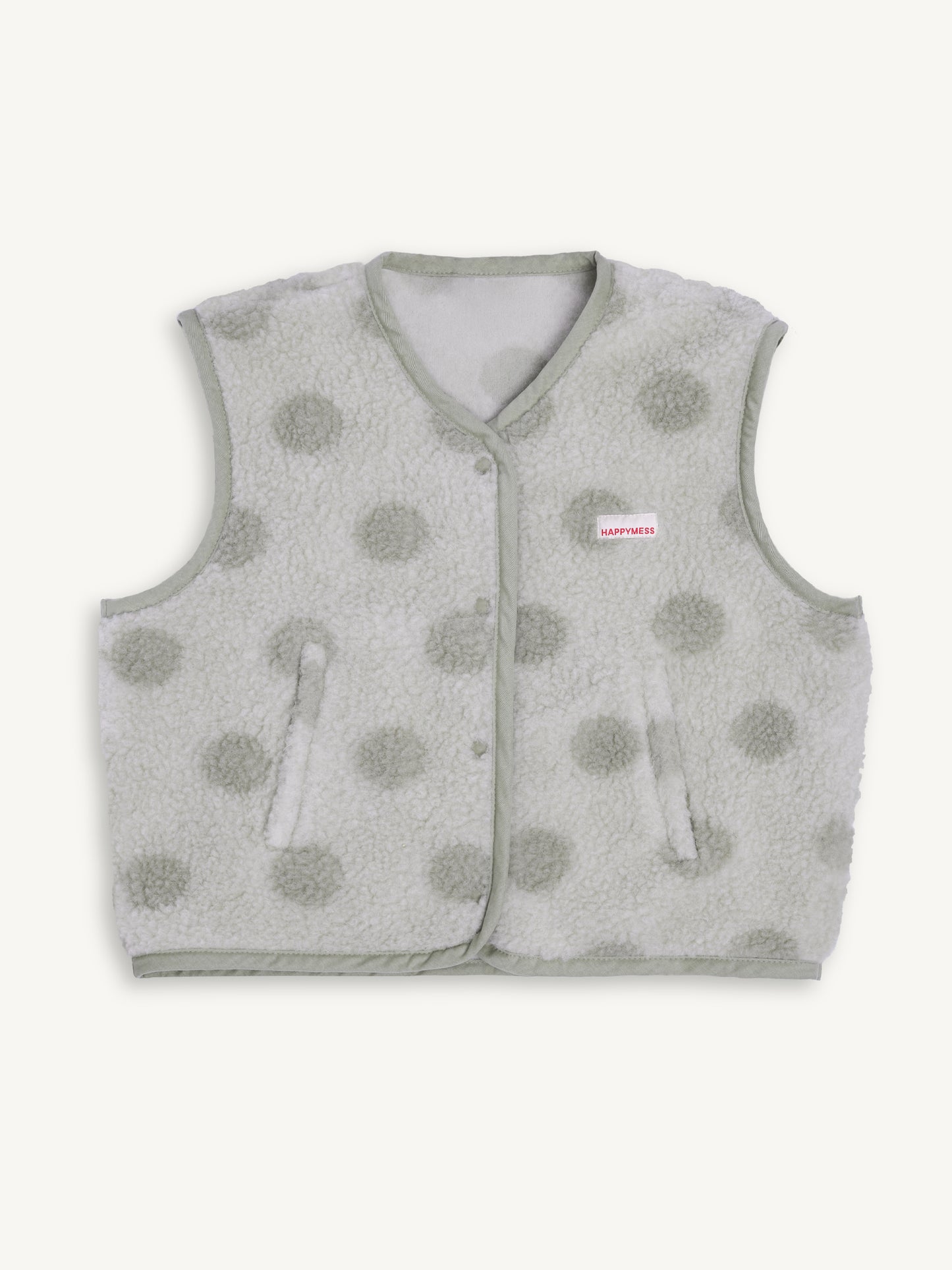 Merino Vest - Polka Dots