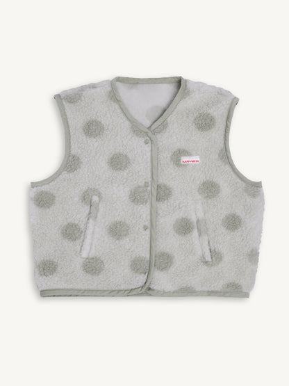 Merino Vest - Polka Dots