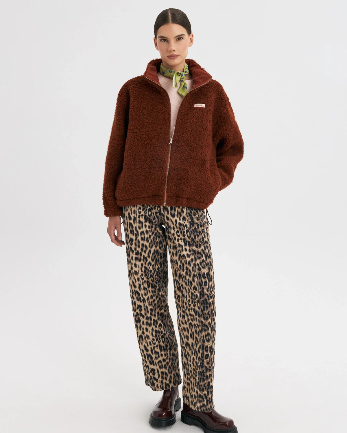 Merino Wool Fleece Jacket - Clay