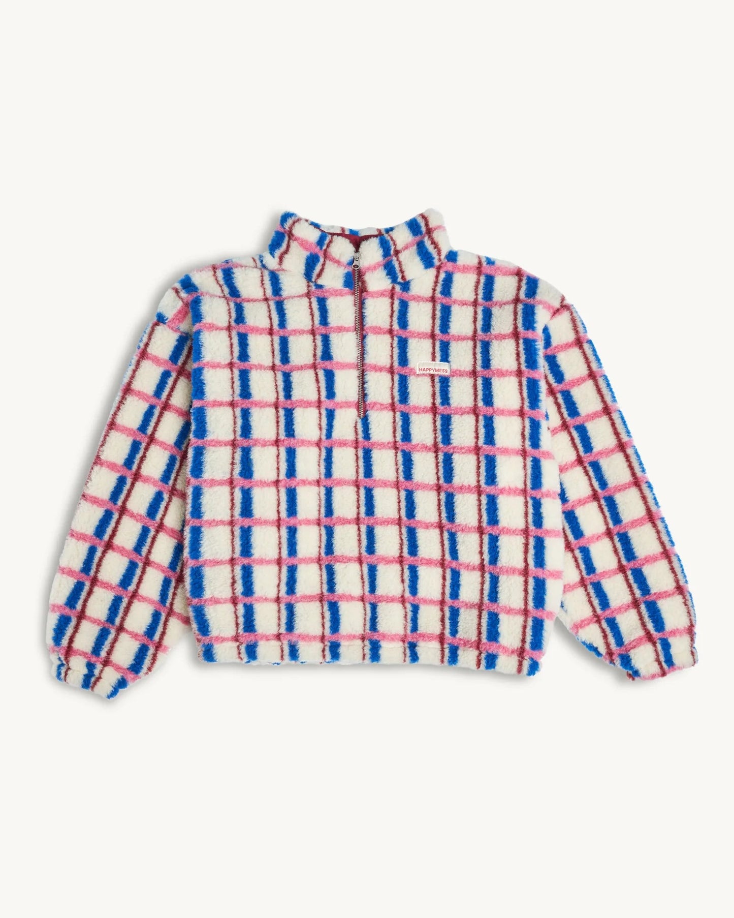 Merino Jacket - Pink & Cobalt